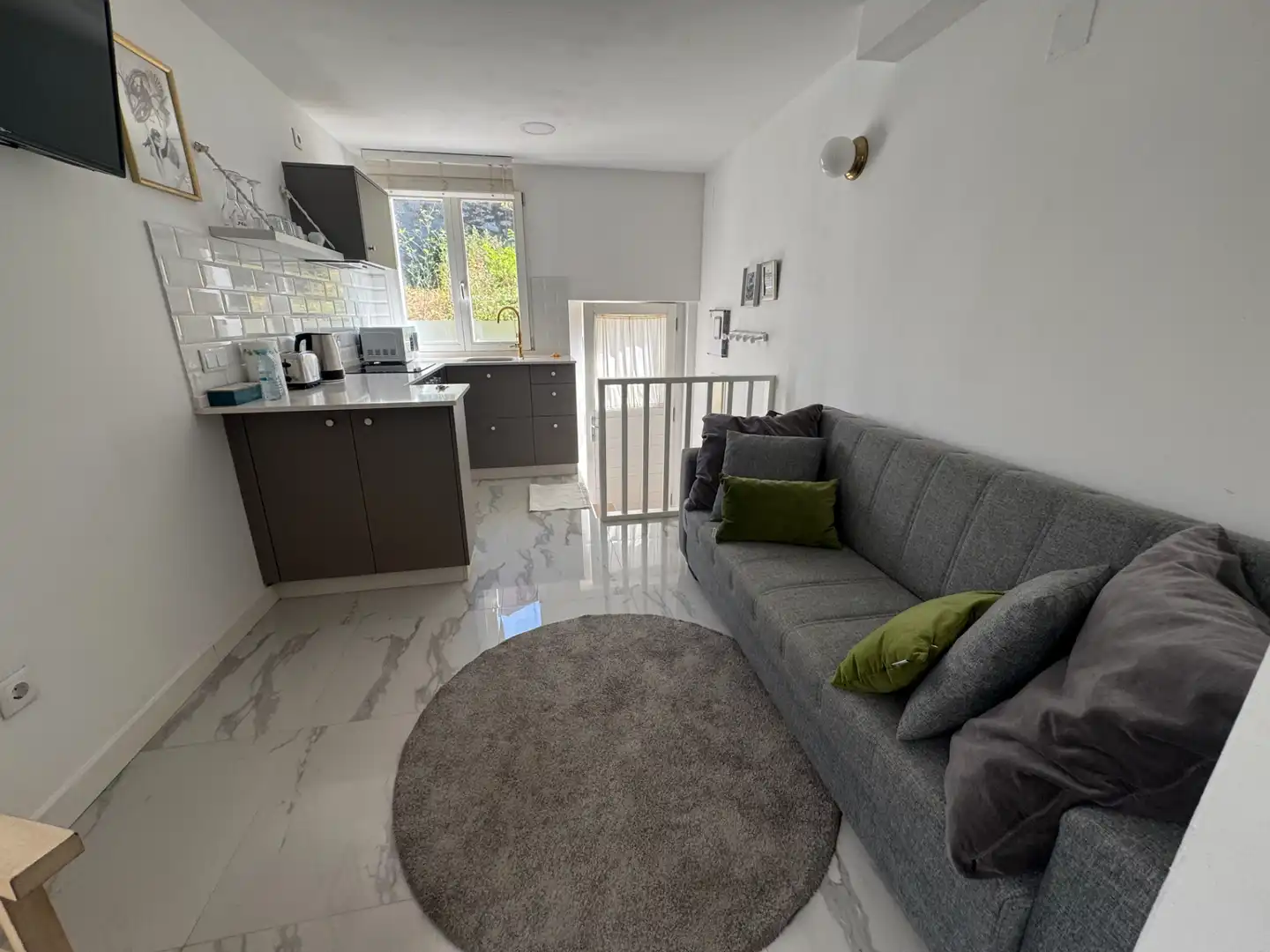 Sala de estar de Casa o chalet en venta en Muros con Amueblado