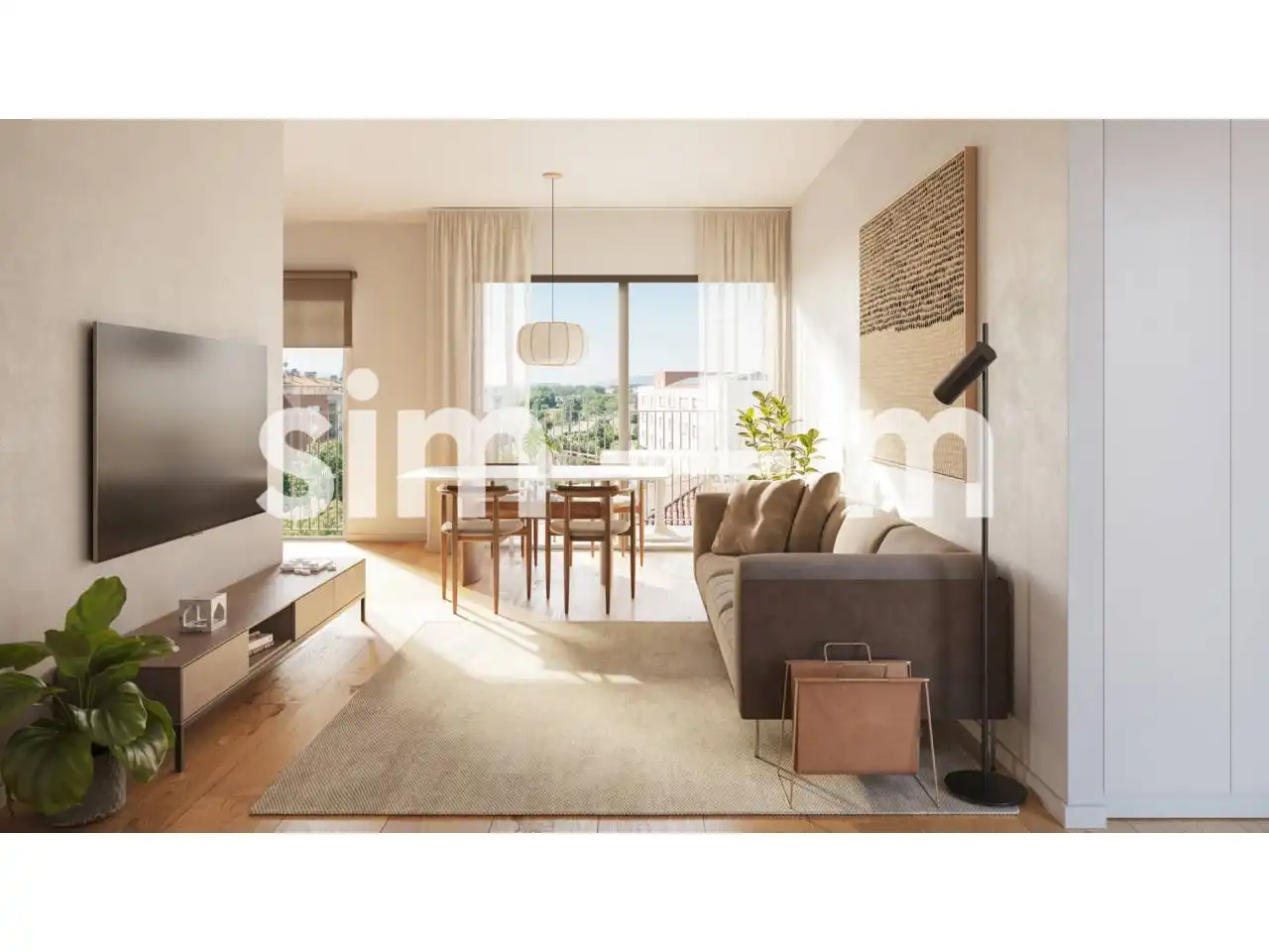 Sala d'estar de Àtic en venda en Vic amb Aire condicionat, Calefacció i Terrassa