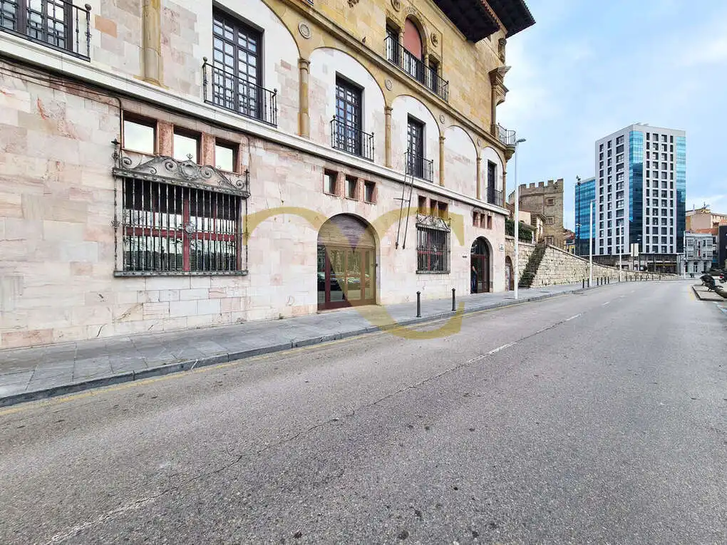 Exterior view of Commercial properties for rent in Gijón   with Air Conditioner