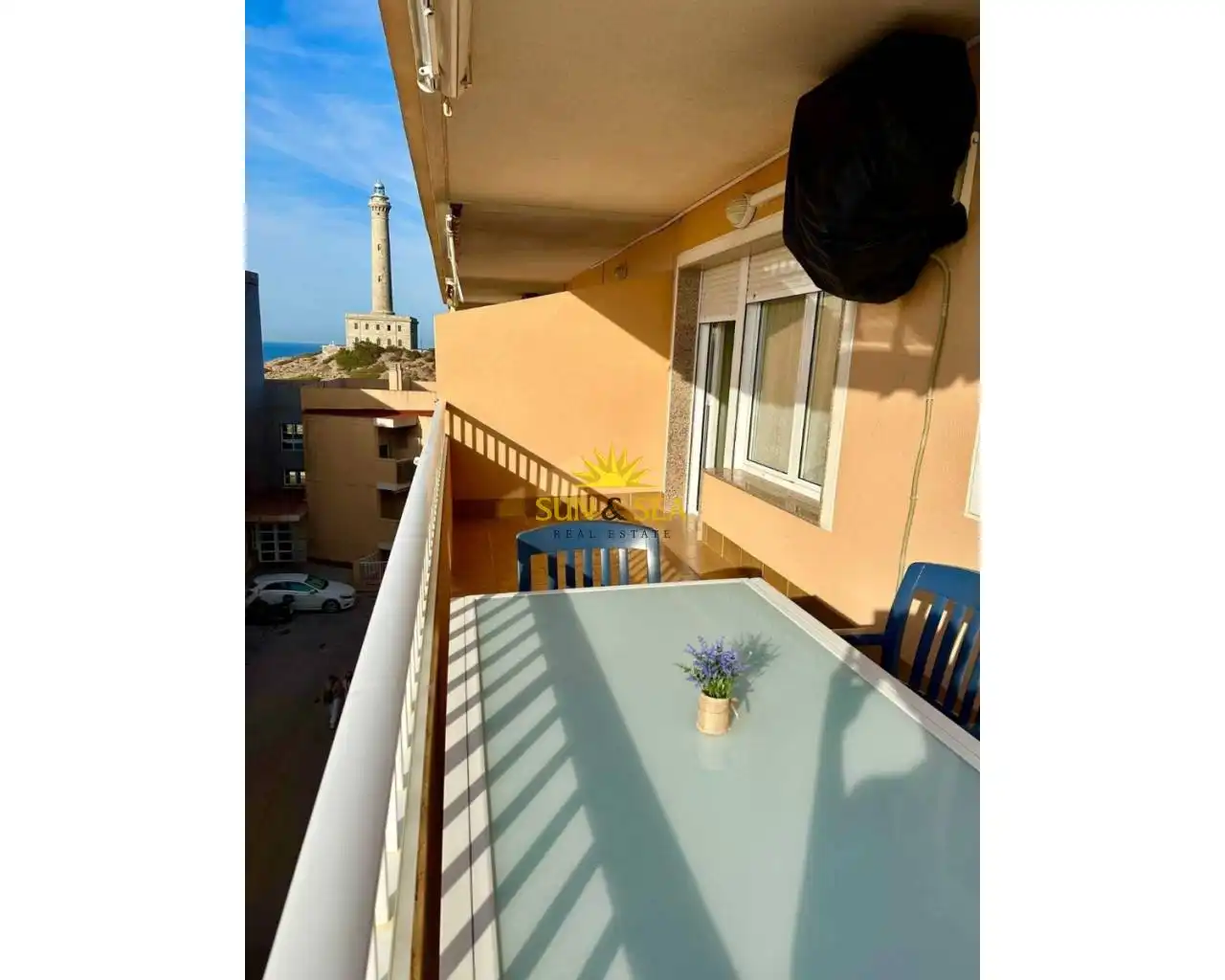 Vista exterior de Apartamento de alquiler en Cartagena con Aire acondicionado, Calefacción y Amueblado