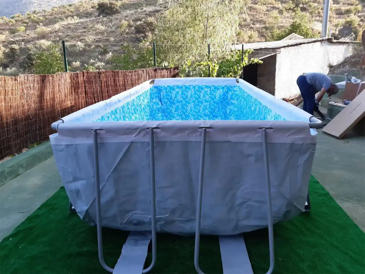 Piscina de Finca rústica en venda en Abrucena