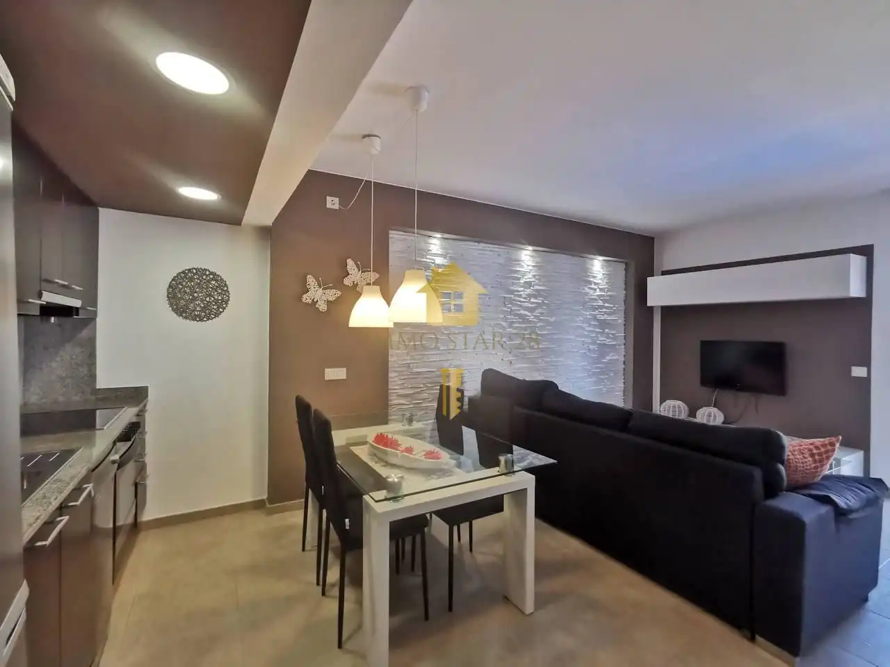 Sala de estar de Piso de alquiler en Roses con Aire acondicionado, Terraza y Trastero