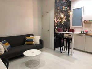 Living room of Flat for sale in  Madrid Capital