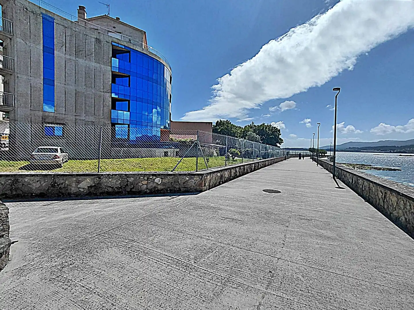 Vista exterior de Piso en venta en Rianxo con Terraza y Amueblado
