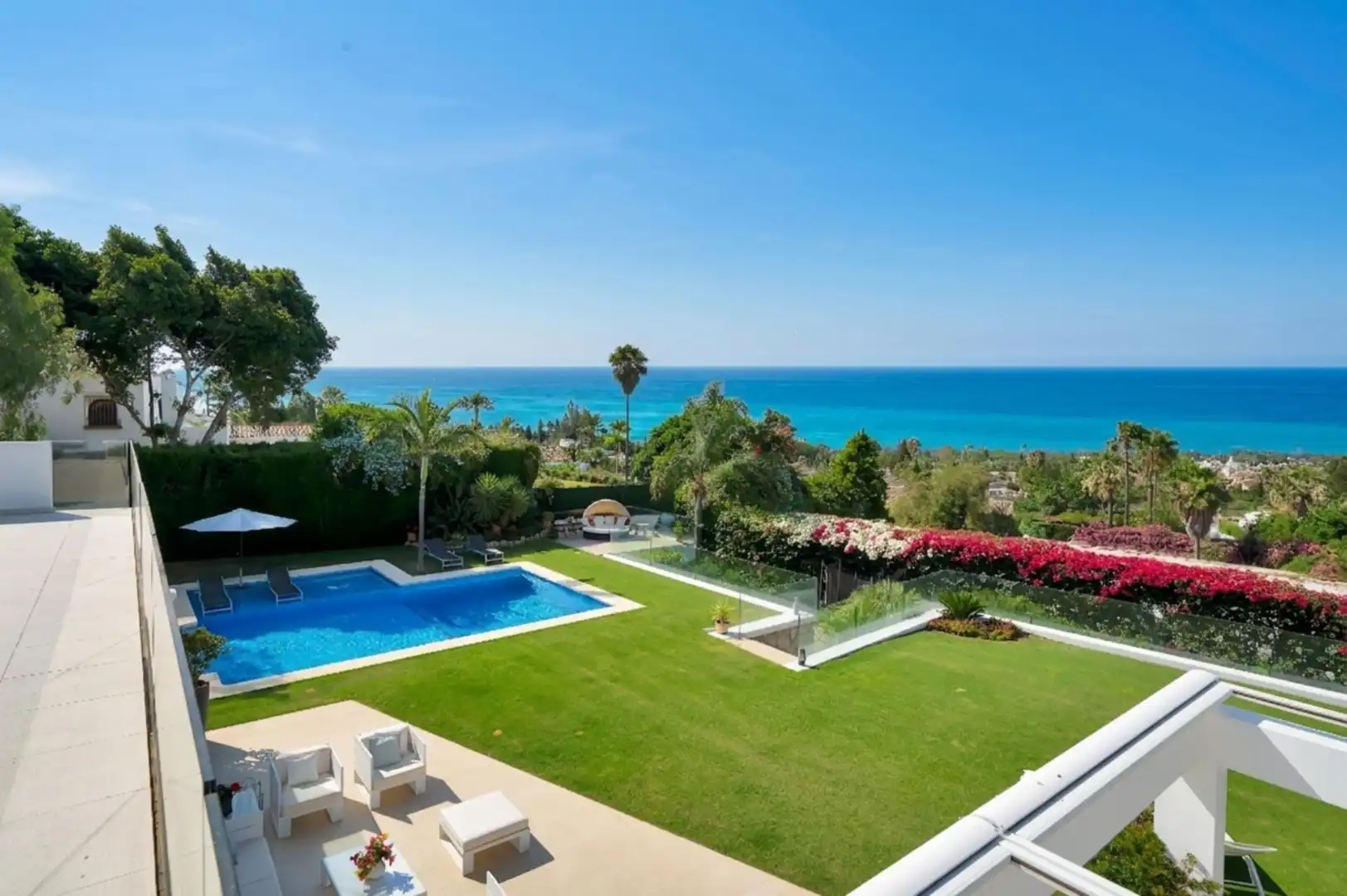 Jardín de Casa o chalet en venta en Marbella con Calefacción, Jardín privado y Terraza