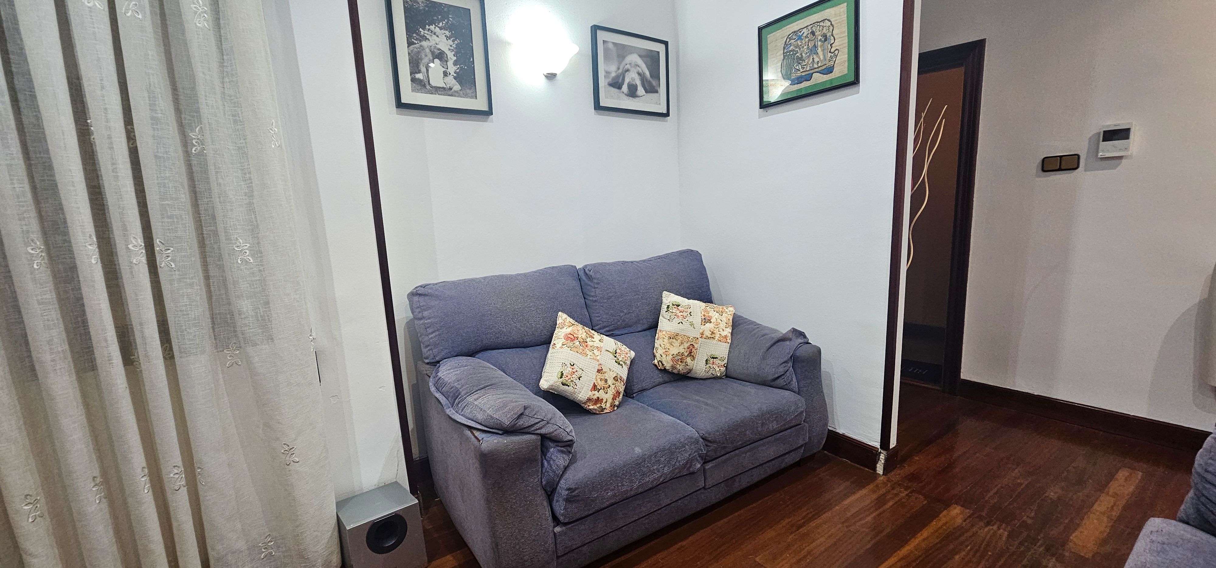 Sala d'estar de Pis en venda en Bilbao  amb Calefacció i Terrassa