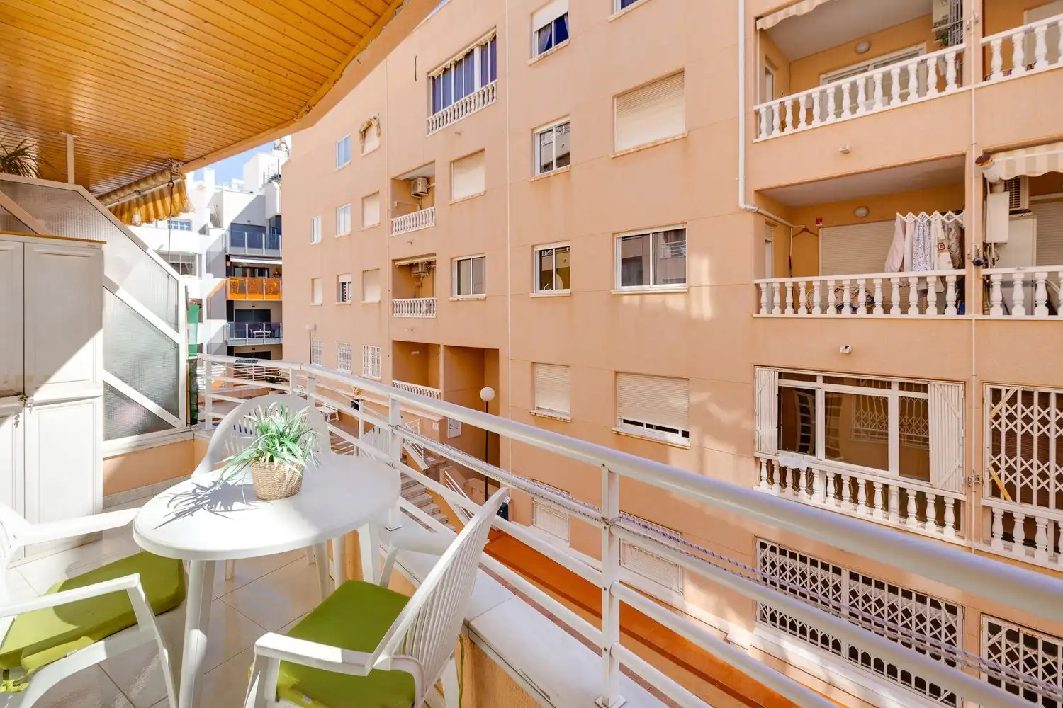Balcony of Flat for sale in Torrevieja  with Air Conditioner, Terrace and Furnished