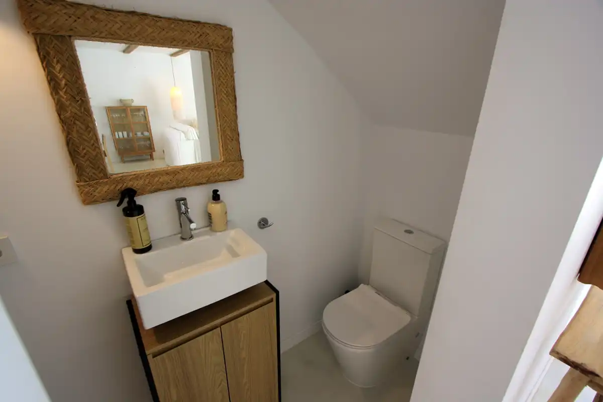 Baño de Casa adosada en venta en Dénia con Jardín privado y Alarma