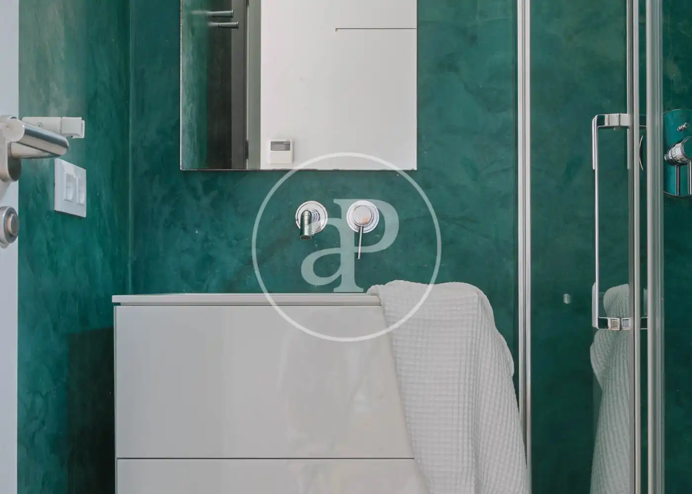 Bathroom of Houses for rent in Pollença  with Air Conditioner, Heating and Private garden