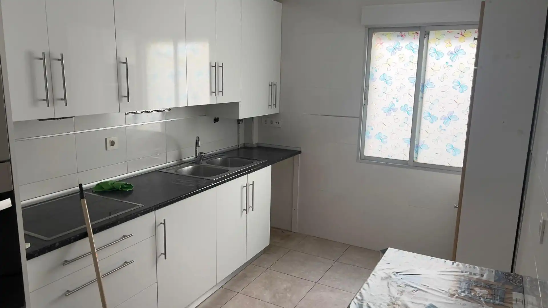 Cocina de Piso de alquiler en Palencia con Calefacción y Trastero