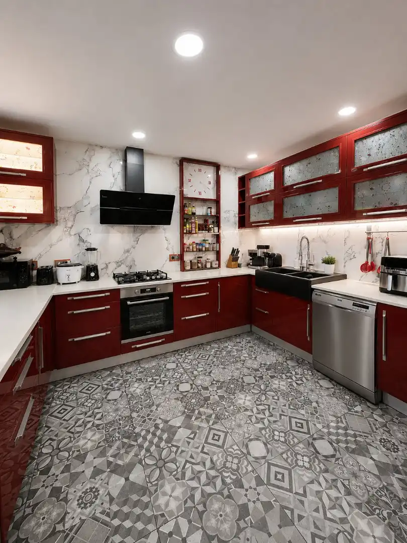 Kitchen of Flat for sale in El Prat de Llobregat  with Air Conditioner, Heating and Terrace