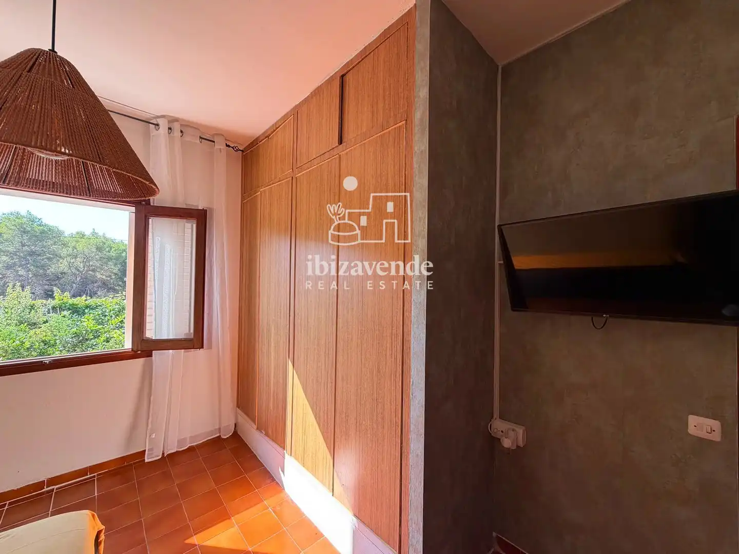 Habitación de Casa o chalet de alquiler en Santa Eulària des Riu con Aire acondicionado, Piscina y Amueblado