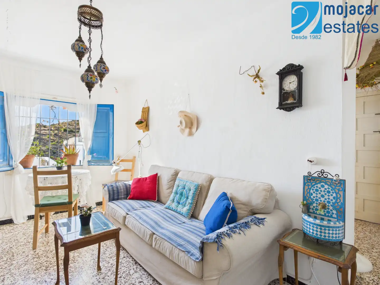 Sala de estar de Apartamento en venta en Mojácar con Aire acondicionado, Terraza y Amueblado
