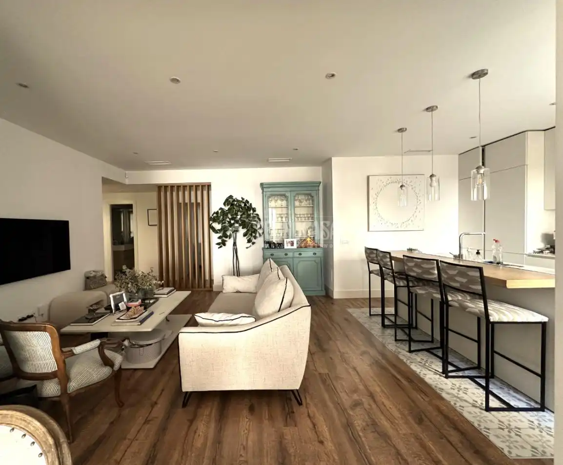 Sala de estar de Piso en venta en Madrid con Aire acondicionado y Terraza