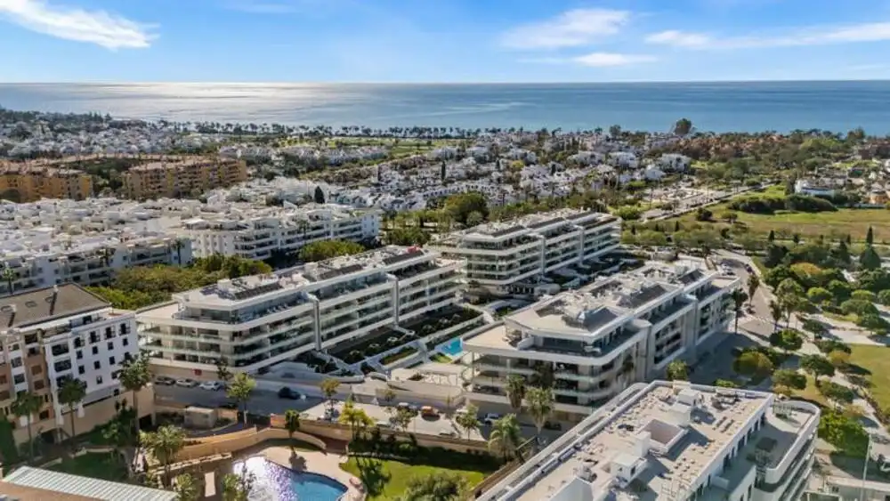 Exterior view of Apartments for rent in Marbella  with Air Conditioner, Terrace and Storage room
