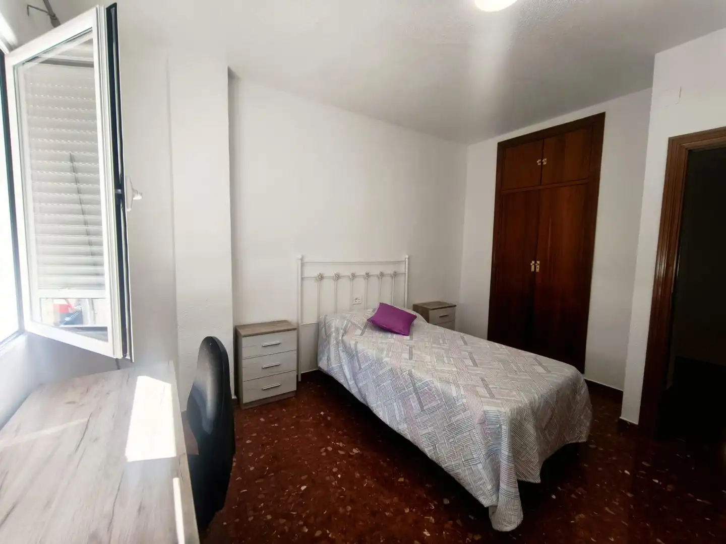 Bedroom of Attic for rent in Maracena  with Terrace, Furnished and Balcony
