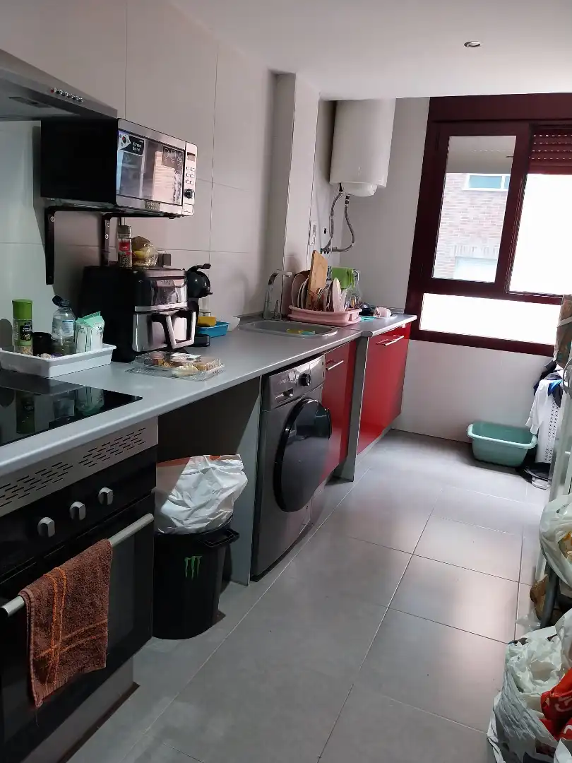 Küche von Wohnung zum Verkauf in Favara mit Klimaanlage, Terrasse und Waschmaschine