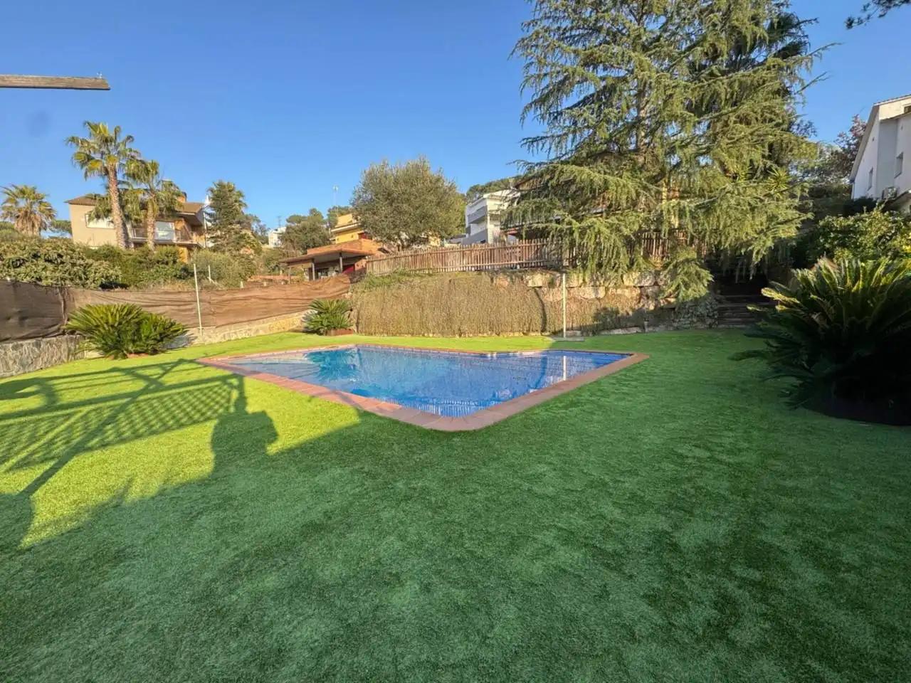 Schwimmbecken von Haus oder Chalet zum Verkauf in Vilanova del Vallès mit Heizung, Privatgarten und Terrasse
