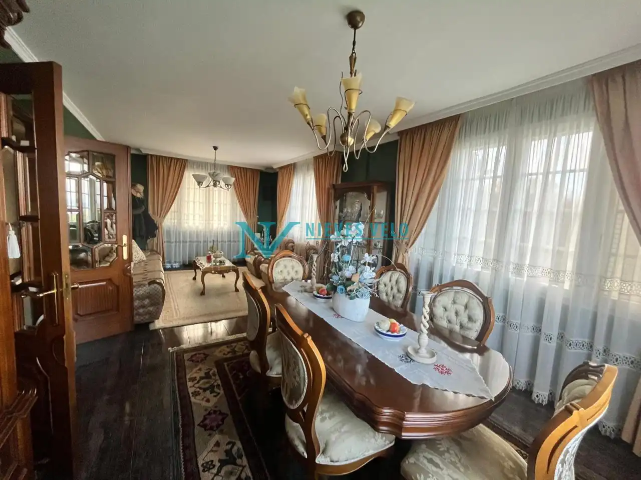 Esszimmer von Haus oder Chalet zum Verkauf in Carballo mit Heizung, Privatgarten und Möbliert