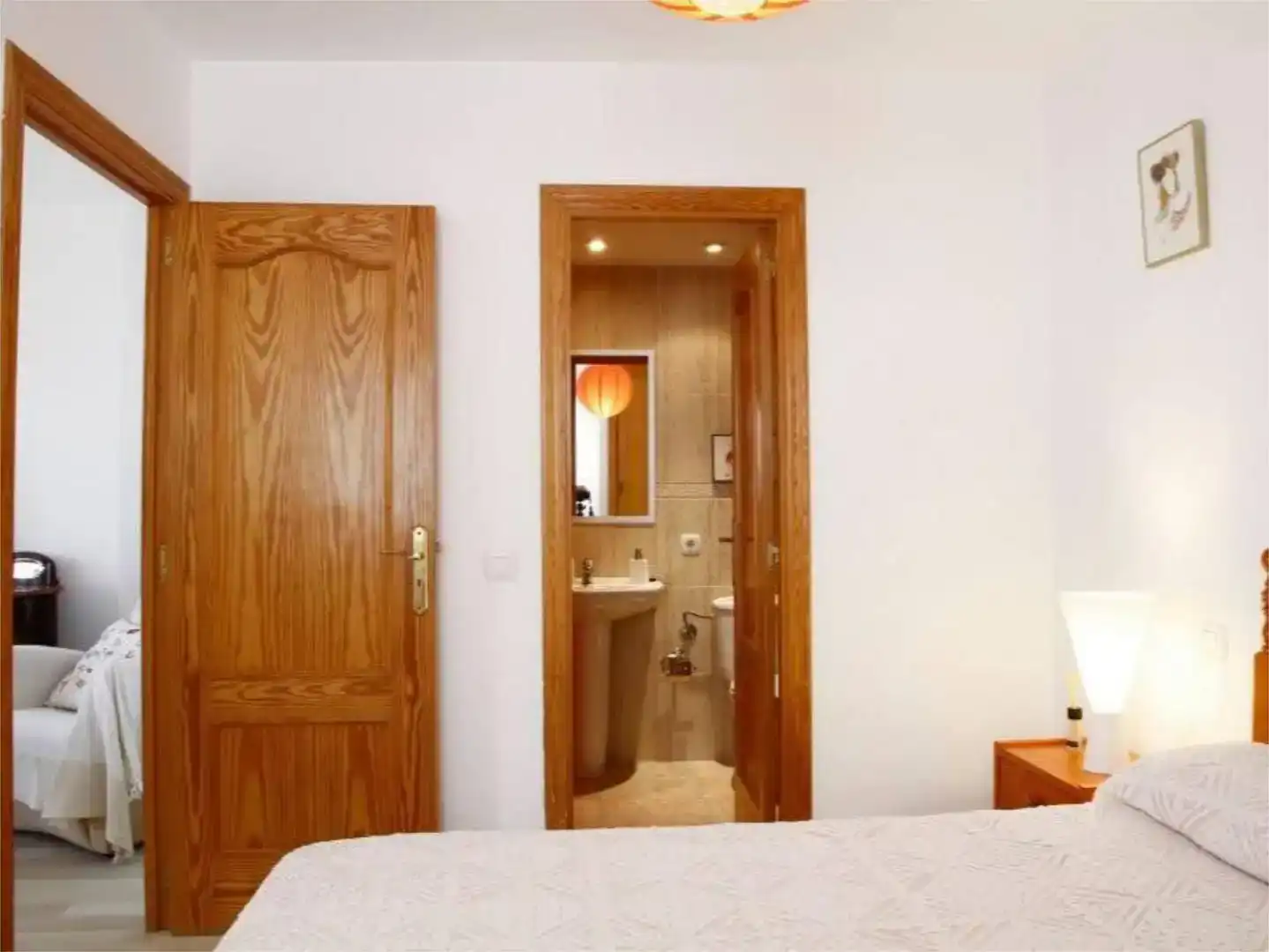 Badezimmer von Wohnung zur Miete in  Palma de Mallorca mit Klimaanlage
