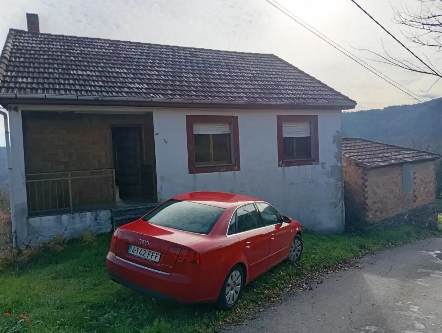 Vista exterior de Casa o xalet en venda en Vilardevós amb Balcó