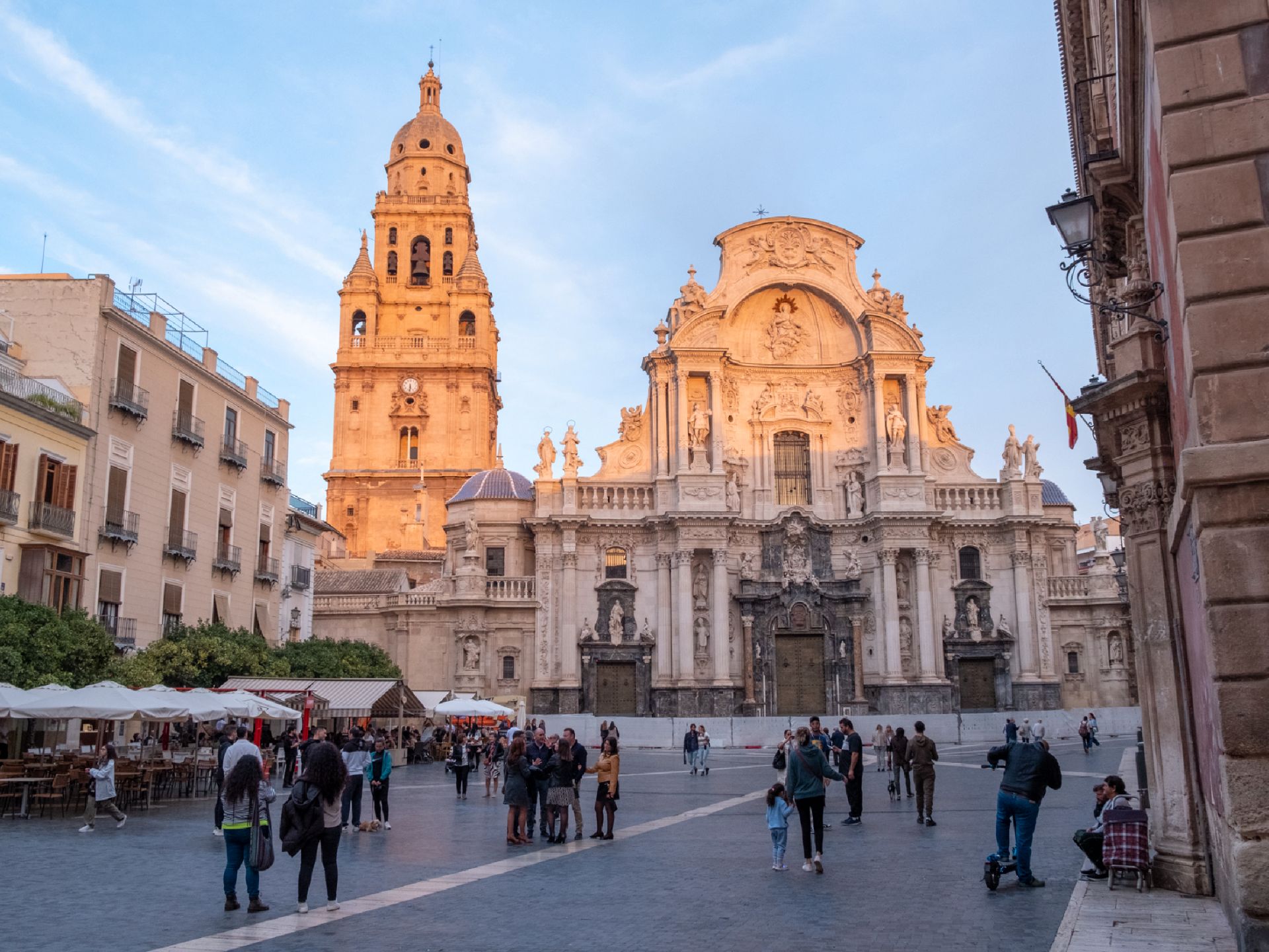 Vista exterior de Oficina de lloguer en  Murcia Capital amb Aire condicionat, Moblat i Balcó