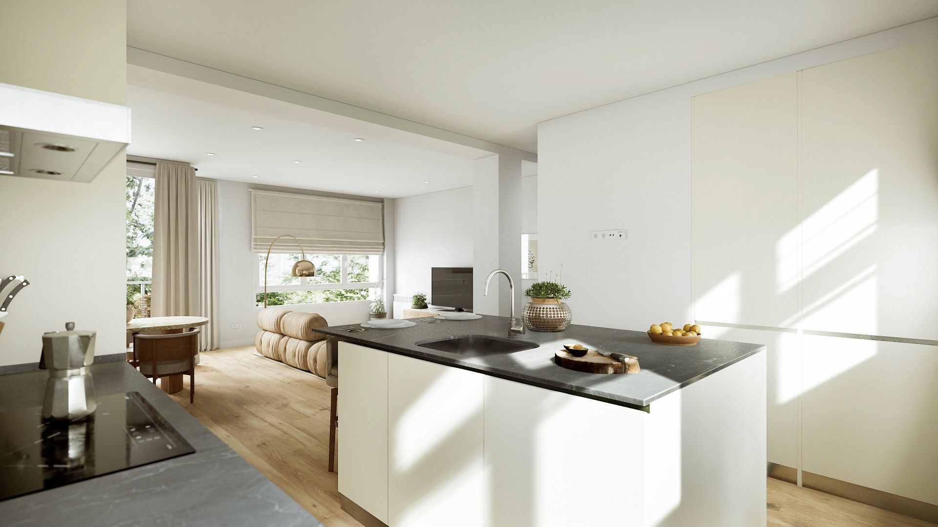 Kitchen of Flat for sale in  Madrid Capital