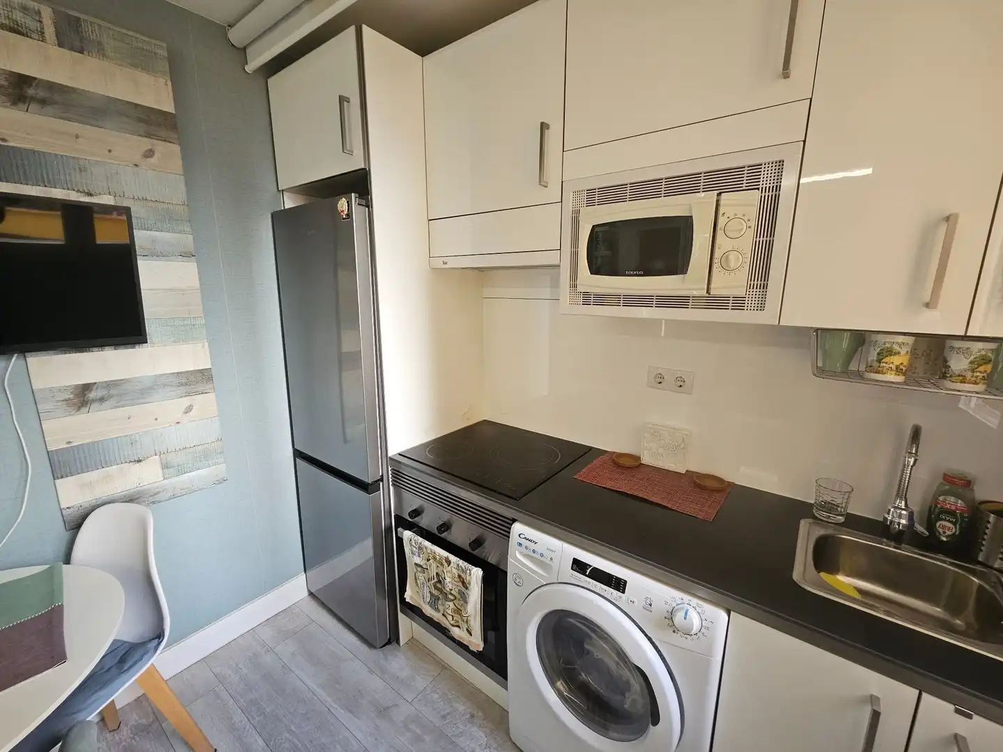 Cocina de Piso de alquiler en Madrid con Aire acondicionado, Calefacción y Terraza