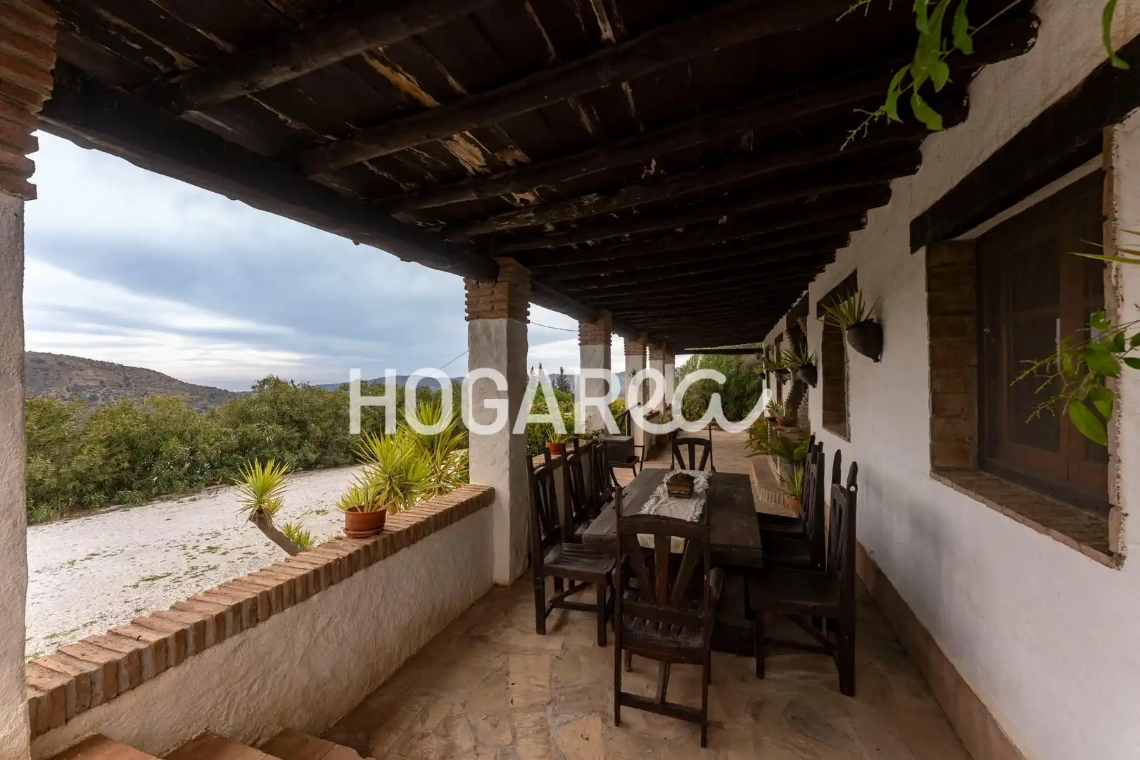 Terraza de Finca rústica en venta en Alcaucín con Jardín privado, Terraza y Piscina