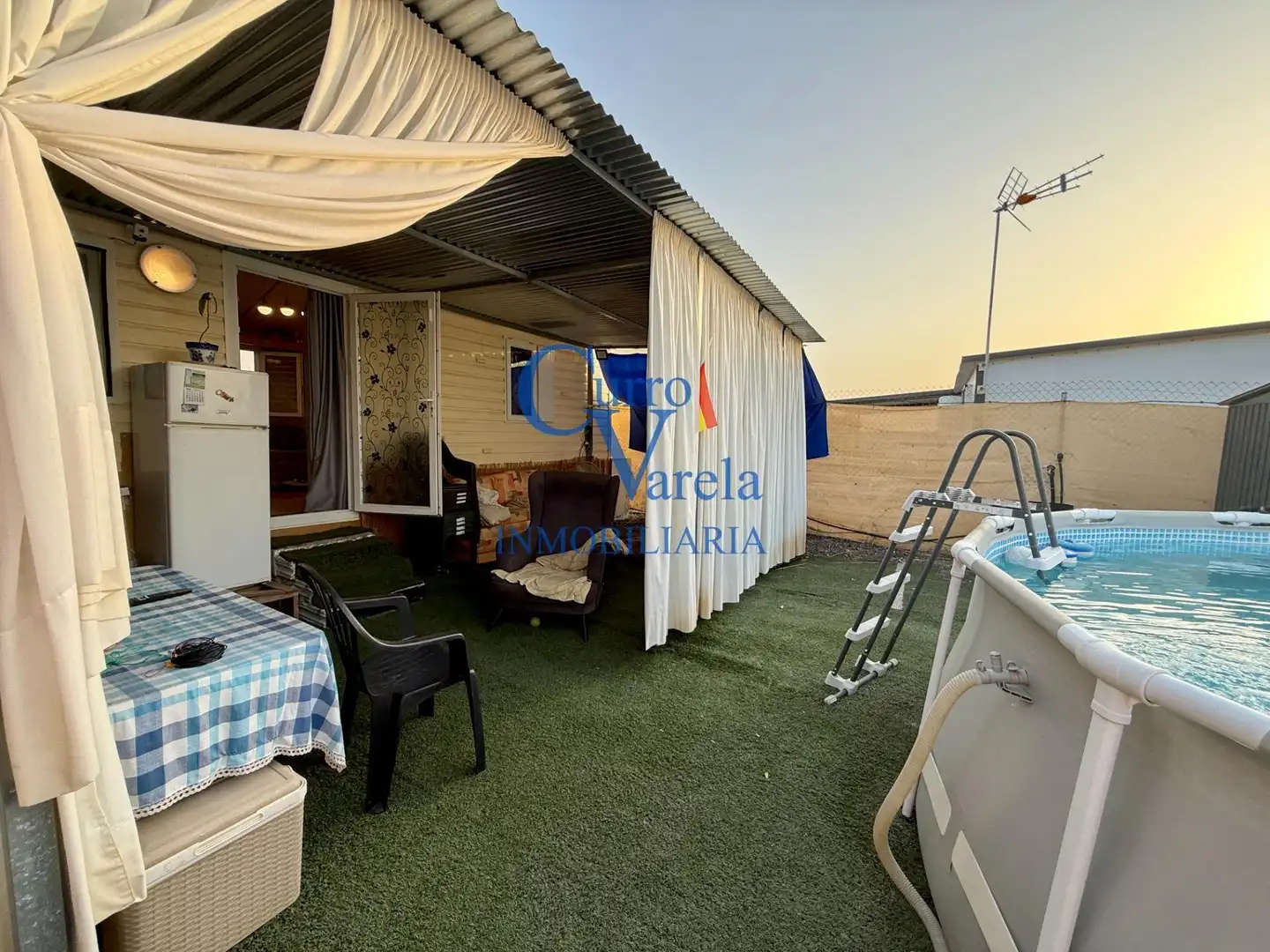Terraza de Finca rústica en venta en Dos Hermanas con Aire acondicionado, Calefacción y Jardín privado