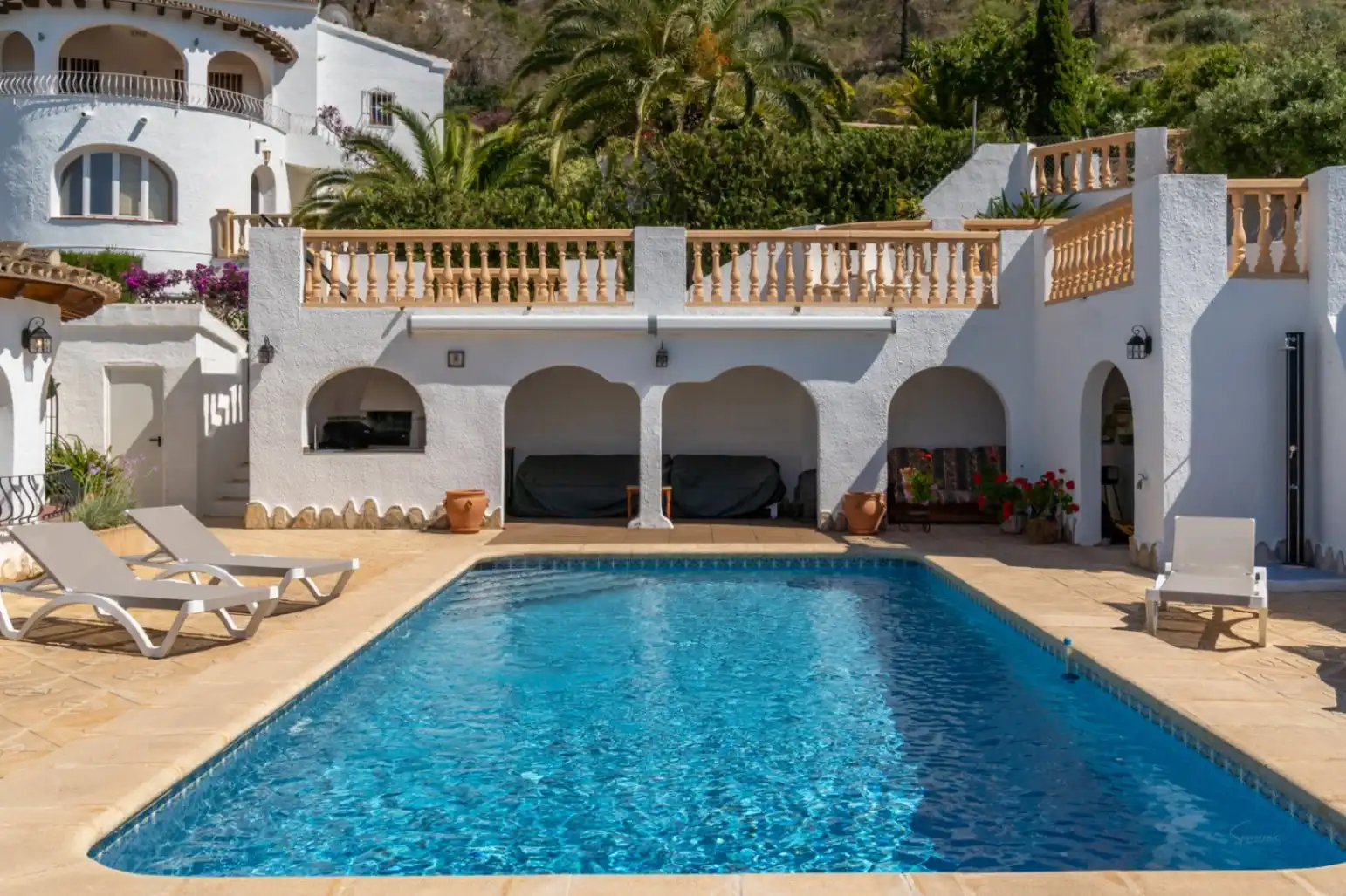 Swimming pool of Houses for sale in Jávea / Xàbia  with Air Conditioner, Heating and Private garden