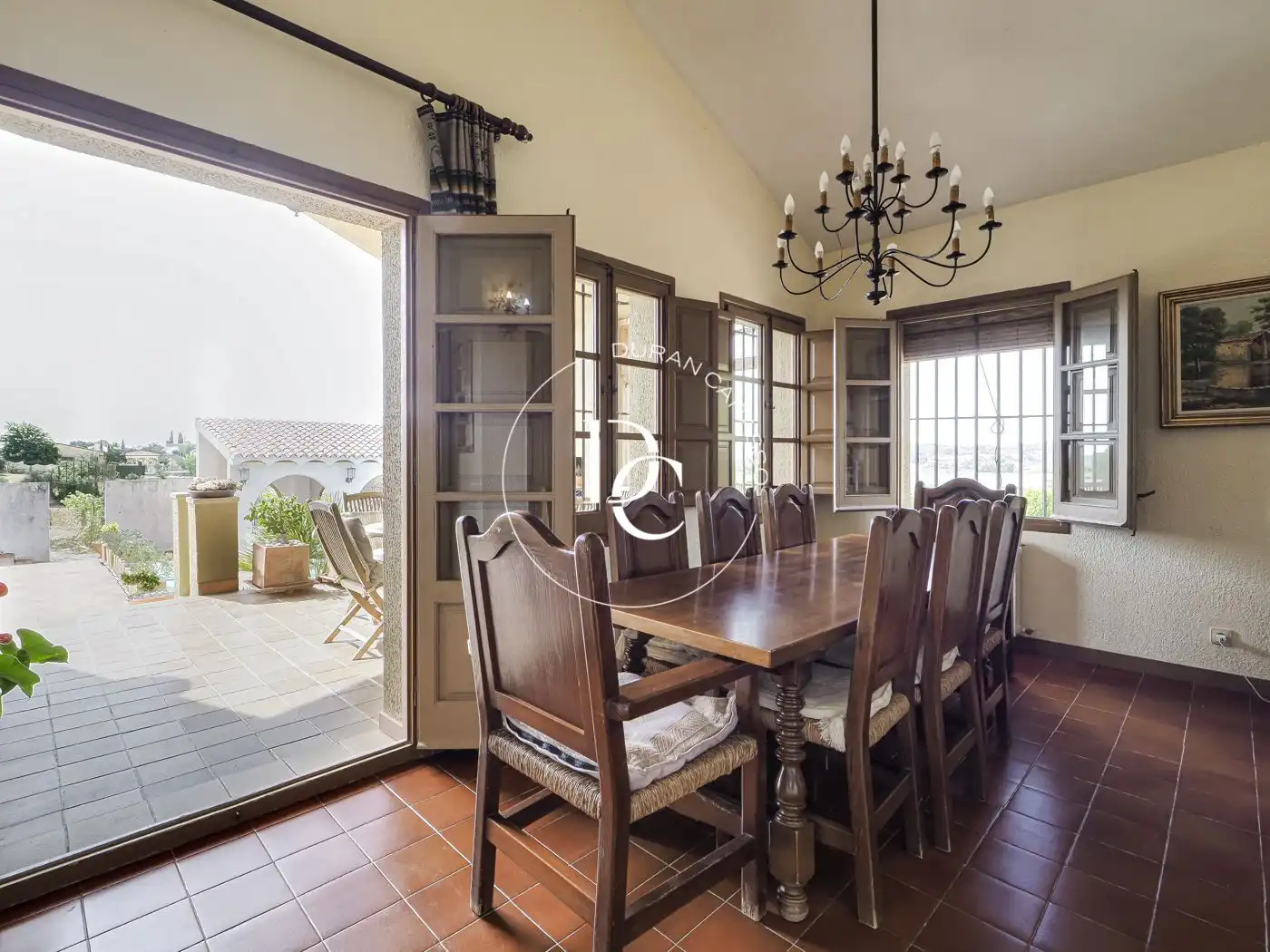 Comedor de Finca rústica en venta en Font-rubí con Calefacción, Jardín privado y Terraza