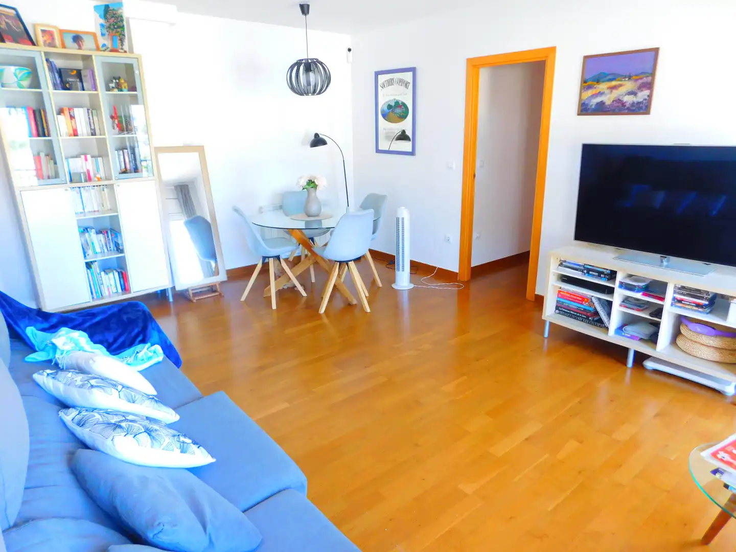 Sala d'estar de Pis en venda en Roses amb Aire condicionat, Parquet i Traster