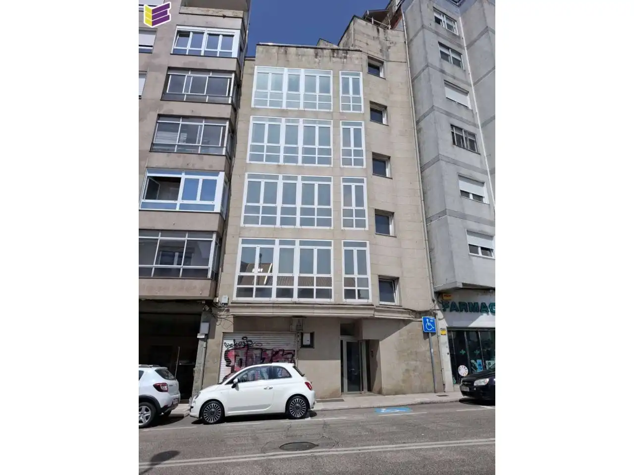 Exterior view of Buildings for sale in Vigo 