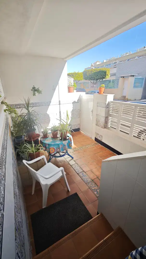 Terraza de Casa adosada en venta en Roquetas de Mar con Terraza