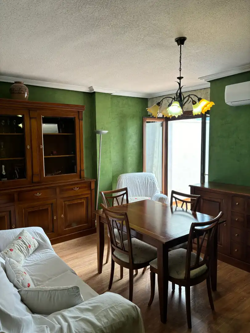 Dining room of Flat for sale in Jaén  with Air Conditioner, Parquet flooring and Terrace
