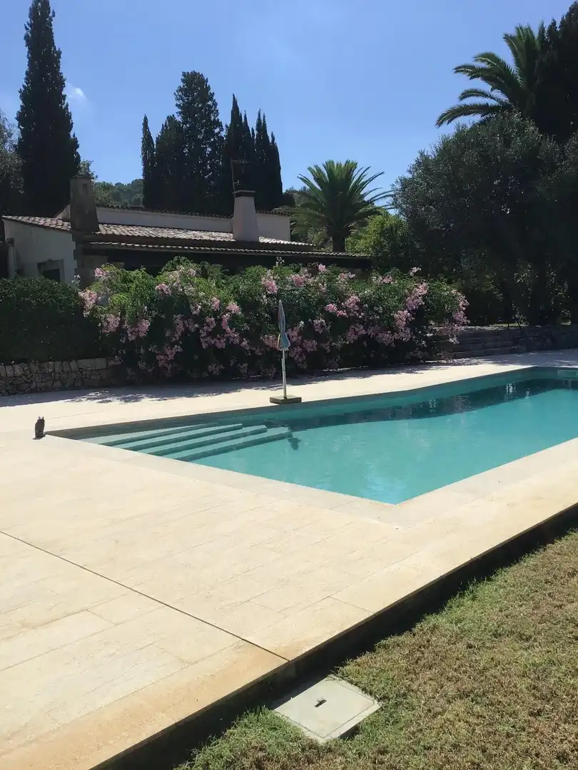Piscina de Finca rústica en venta en Pollença con Aire acondicionado, Calefacción y Jardín privado