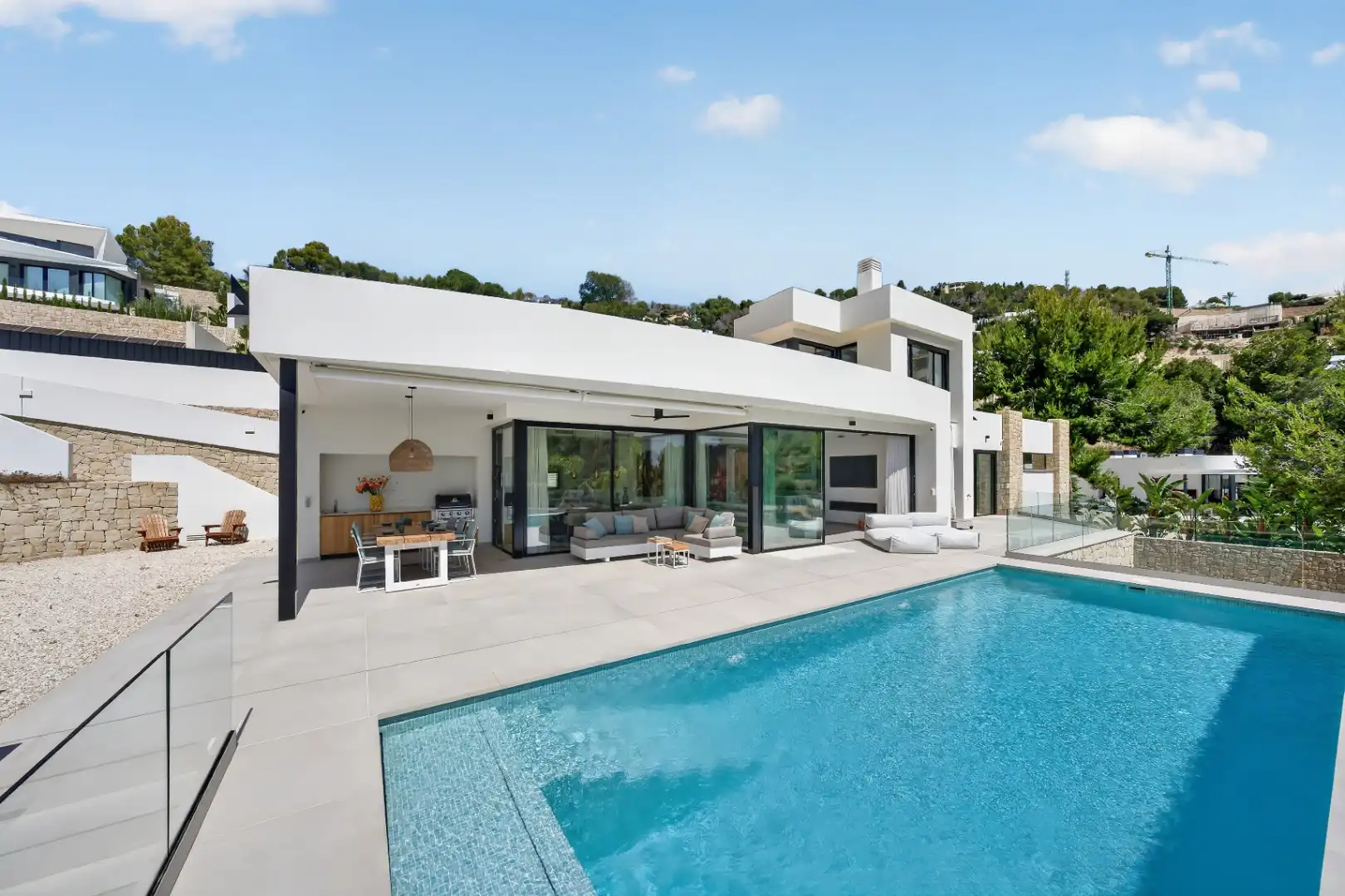 Swimming pool of Houses for sale in Benissa