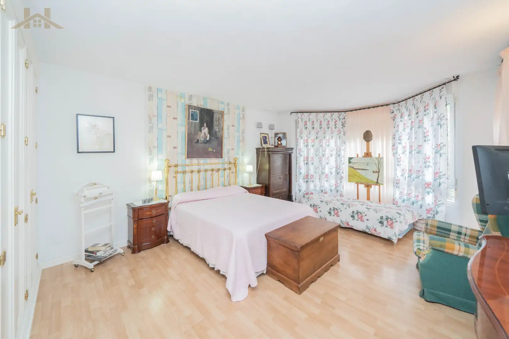 Bedroom of Houses for sale in Manzanares El Real  with Heating, Private garden and Storage room
