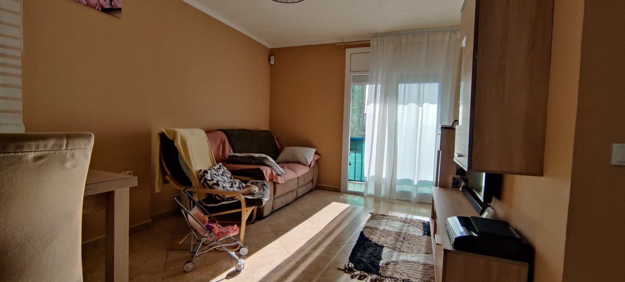 Living room of Flat for sale in Creixell  with Oven, Balcony and Alarm