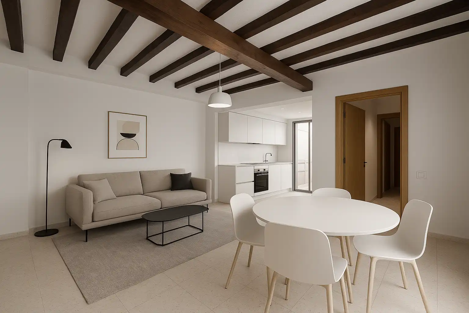 Sala de estar de Casa adosada en venta en Sentmenat con Calefacción, Jardín privado y Horno