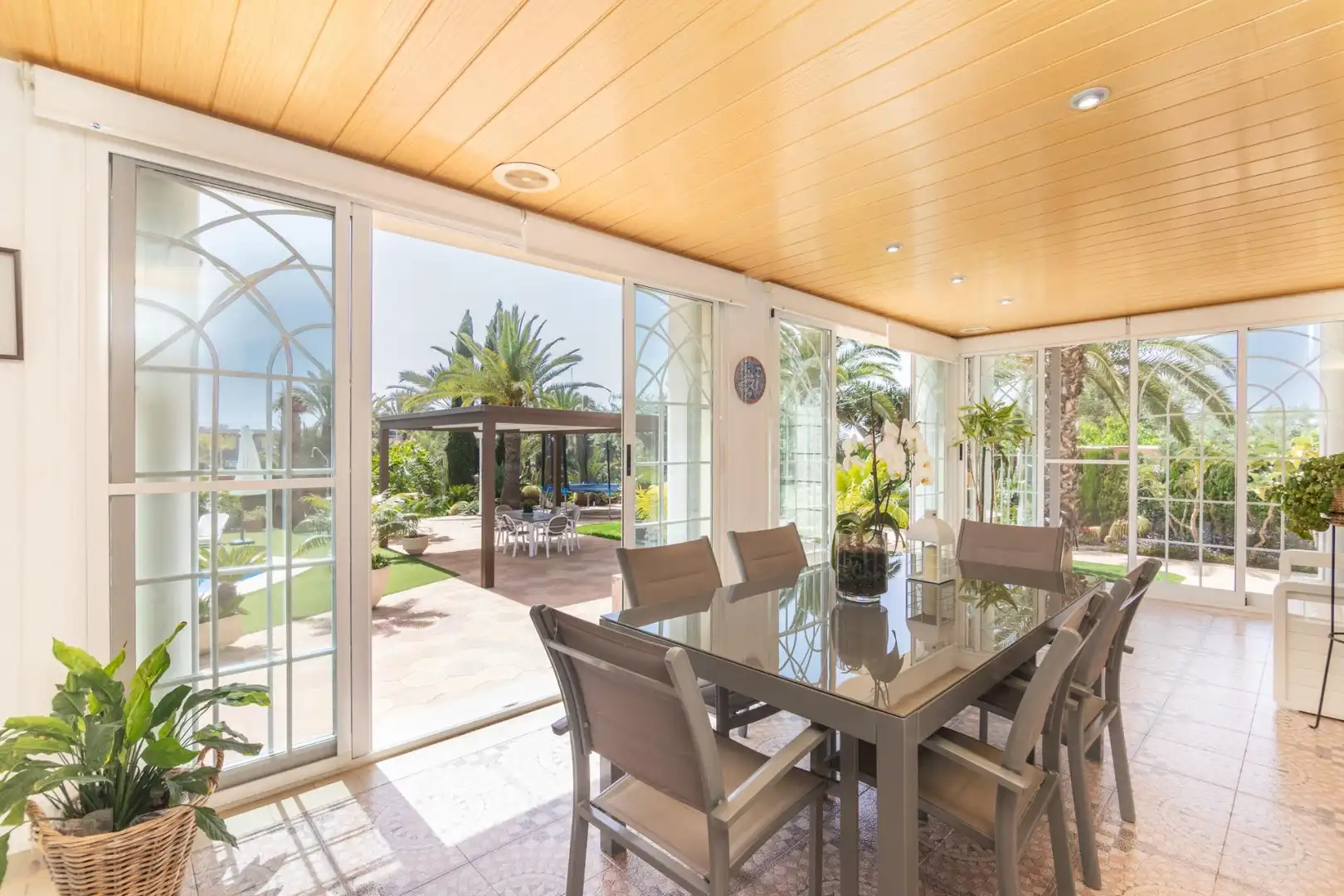 Terraza de Casa o chalet en venta en Elche / Elx con Jardín privado, Terraza y Piscina