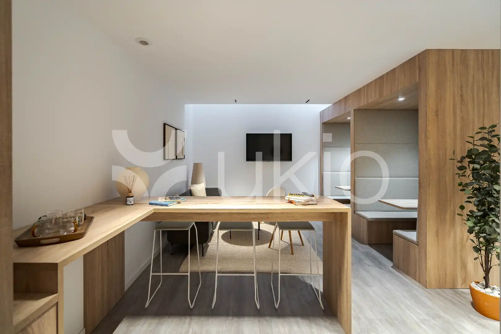 Sala d'estar de Apartament de lloguer en Madrid amb Calefacció, Moblat i Forn