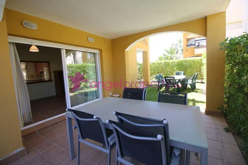 Garden of Apartments for rent in Vera  with Air Conditioner, Terrace and Swimming Pool