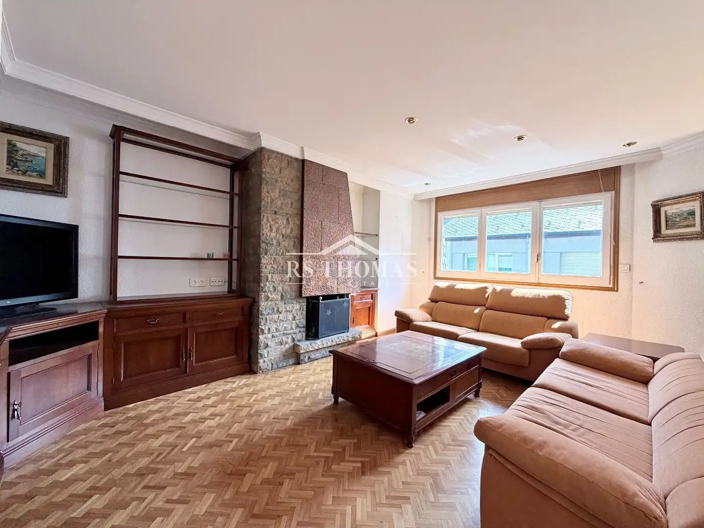 Sala de estar de Ático de alquiler en Andorra la Vella con Calefacción y Terraza
