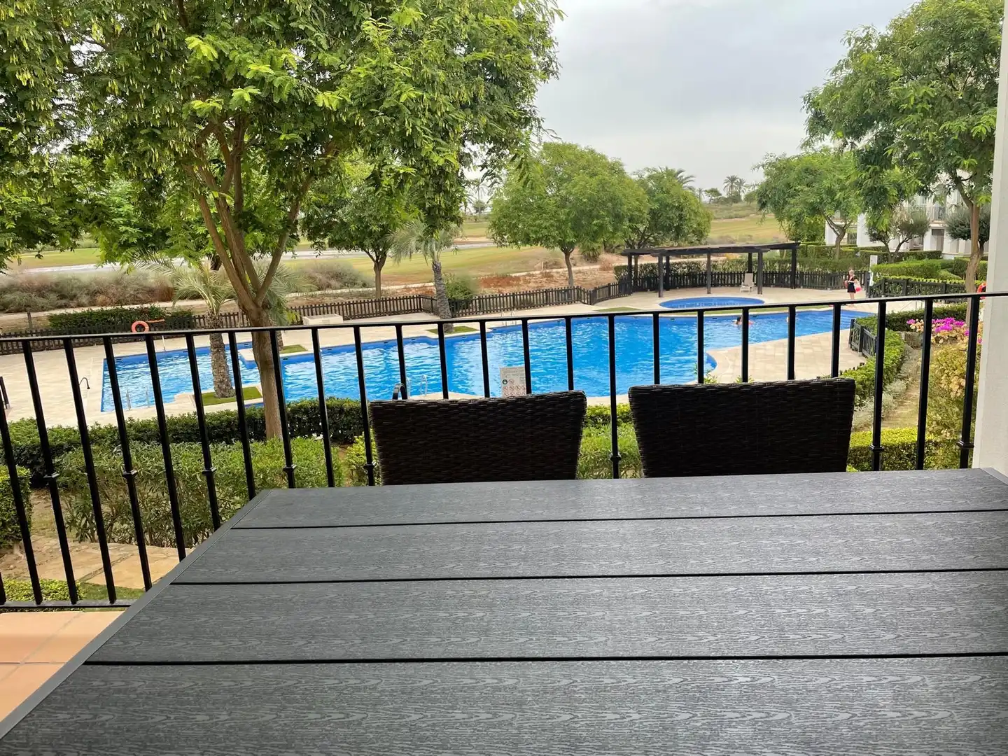 Terrassa de Apartament de lloguer en Torre-Pacheco amb Aire condicionat, Piscina i Moblat