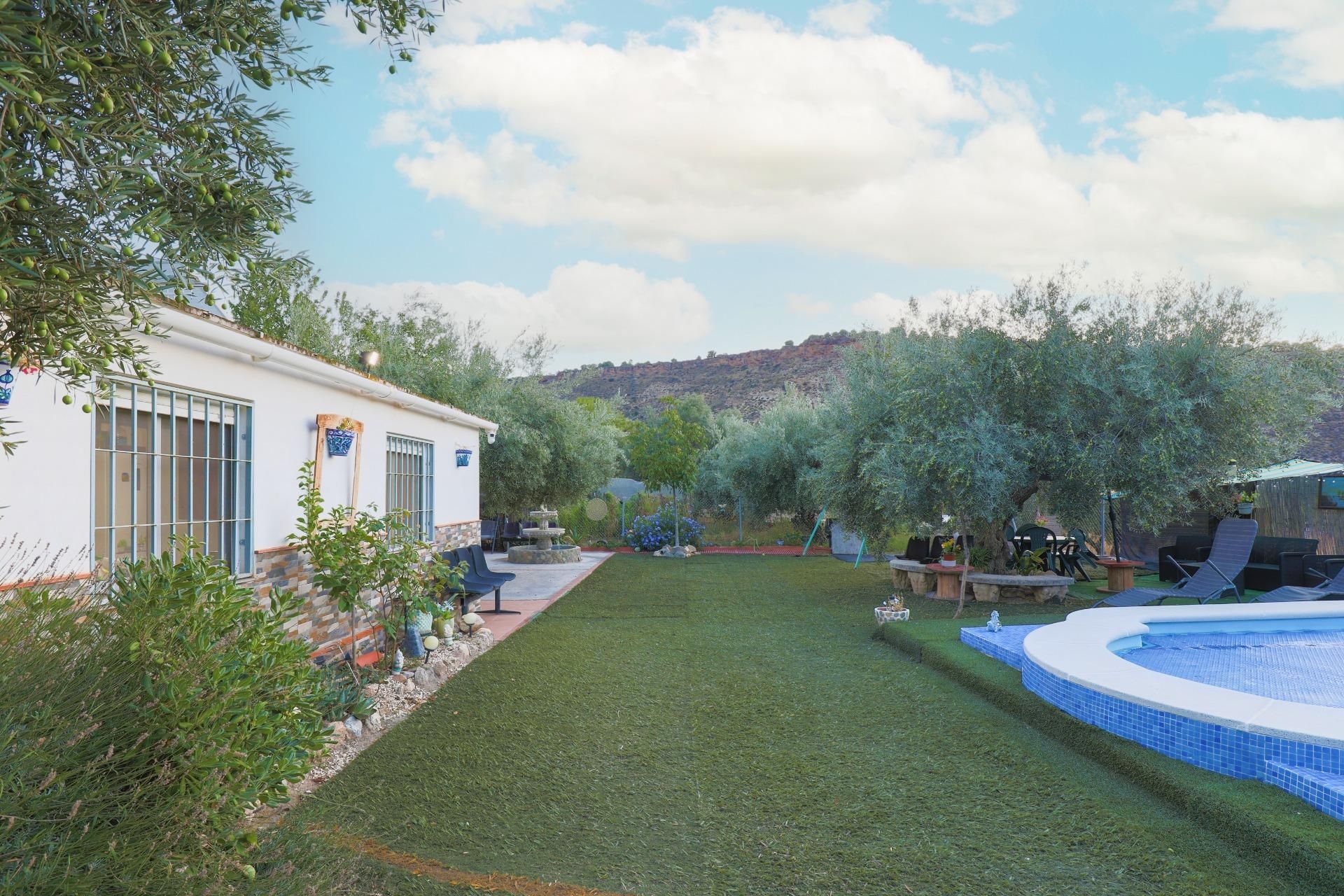 Jardí de Finca rústica en venda en Monachil amb Aire condicionat