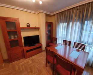 Living room of Flat for sale in Langreo  with Heating, Parquet flooring and Furnished