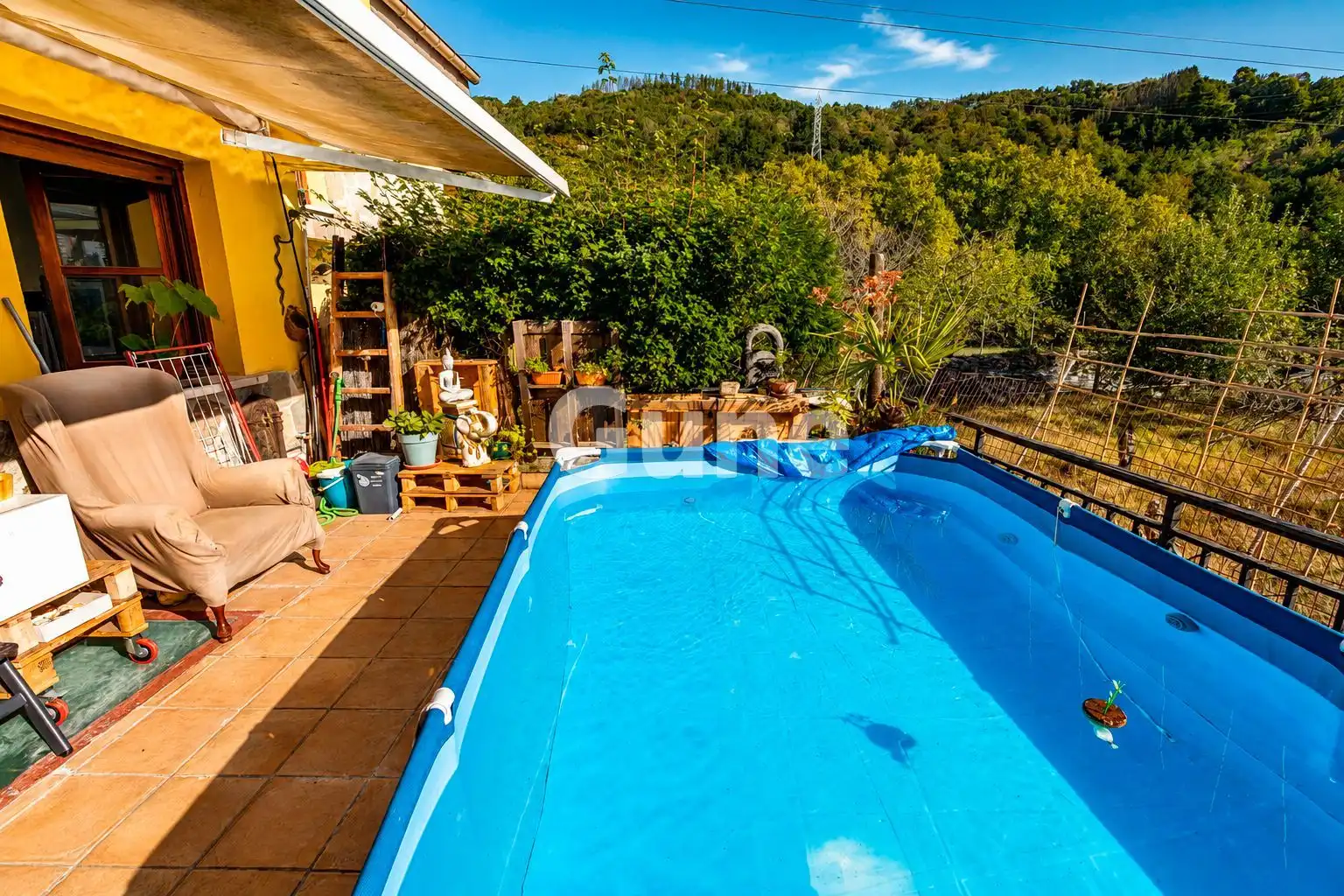 Piscina de Casa adosada en venda en Ikaztegieta amb Calefacció, Jardí privat i Terrassa