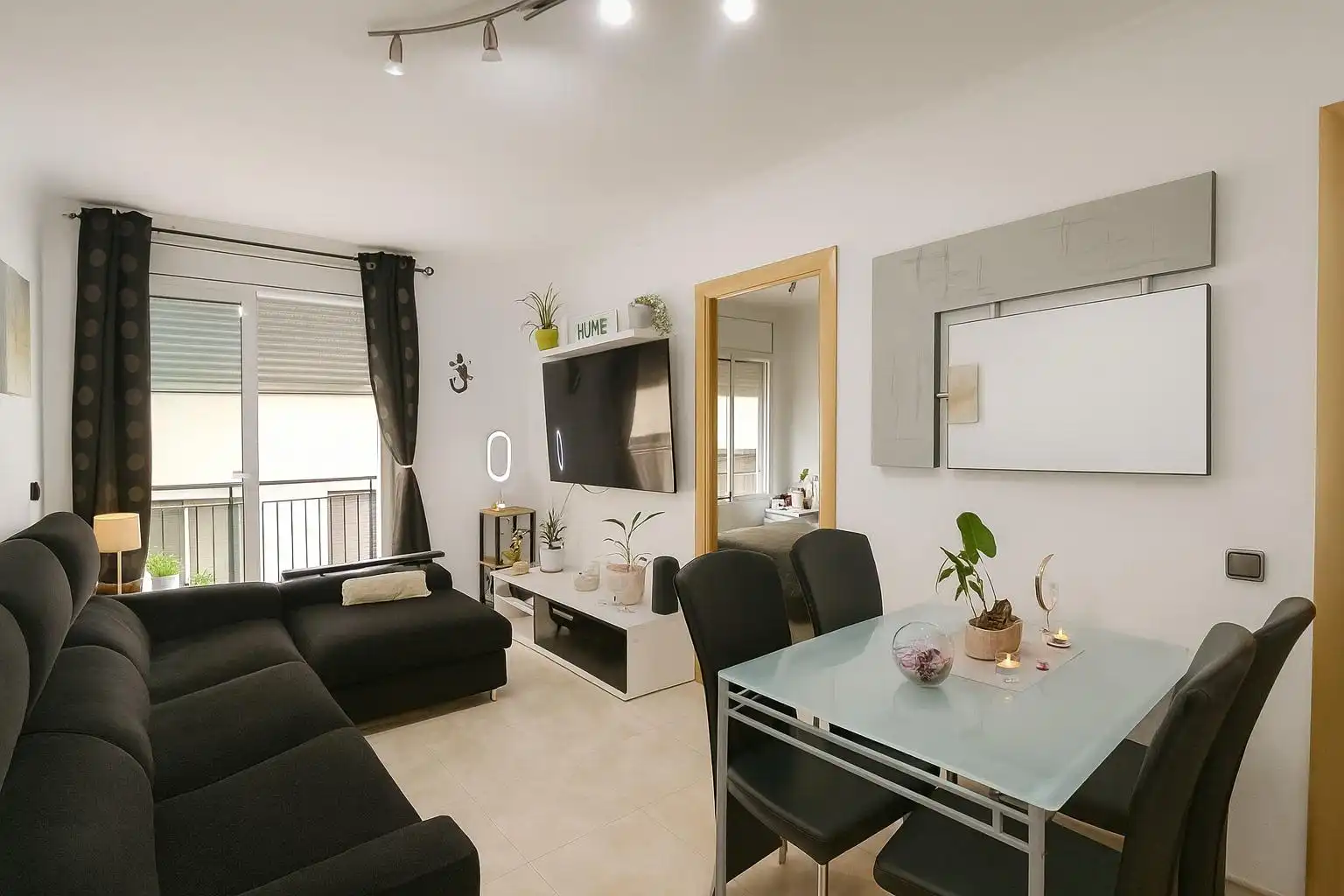 Sala de estar de Piso en venta en Mataró